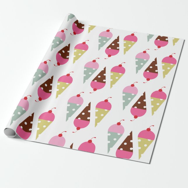 Papper radbrytning av projektionsyta, 30 x 6 tum presentpapper (Utrullad)