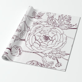 Papper radbrytning av ramkontur | Luxurit Bröllop Presentpapper