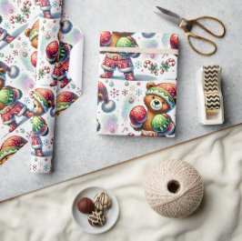Papper radbrytning av skugga, Helgdag Presentpapper