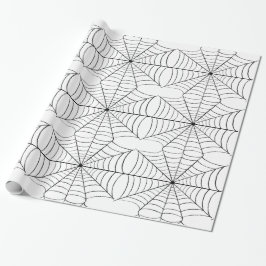 Papper radbrytning av spindelnät presentpapper