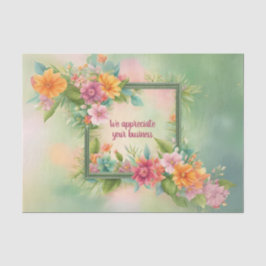 Papper radbrytning av Tropical Tissue-anpassade