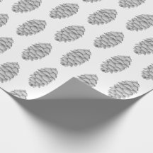 Papper radbrytning av vit Spruce Cone