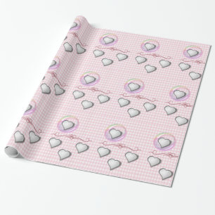 Papper radbrytning av vita hörn presentpapper