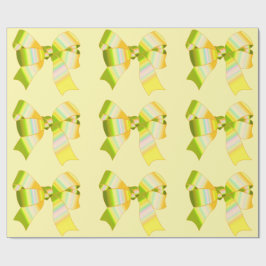 Papper radbrytning för gult presentpapper