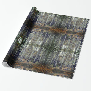 Papper radbrytning i skogen, 30 tum x 6 ft presentpapper