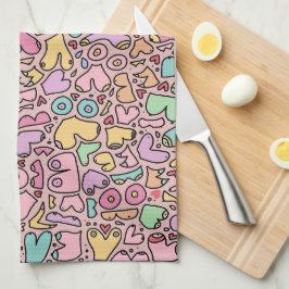 Papper radbrytning kökshandduk