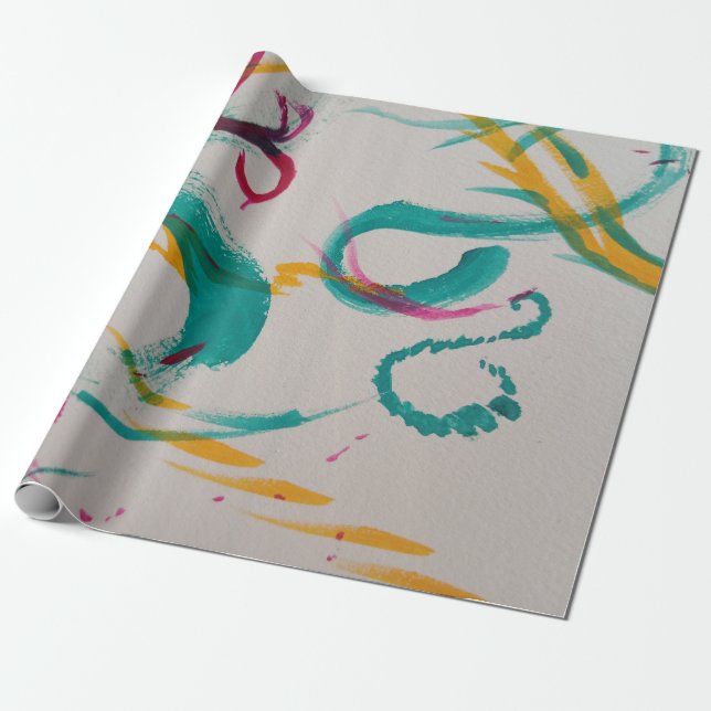 Papper radbrytning presentpapper (Utrullad)