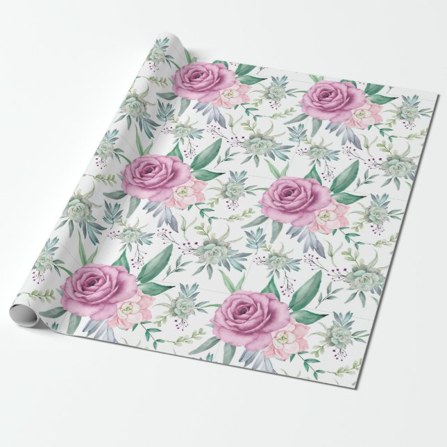Papper radbrytning presentpapper (Utrullad)