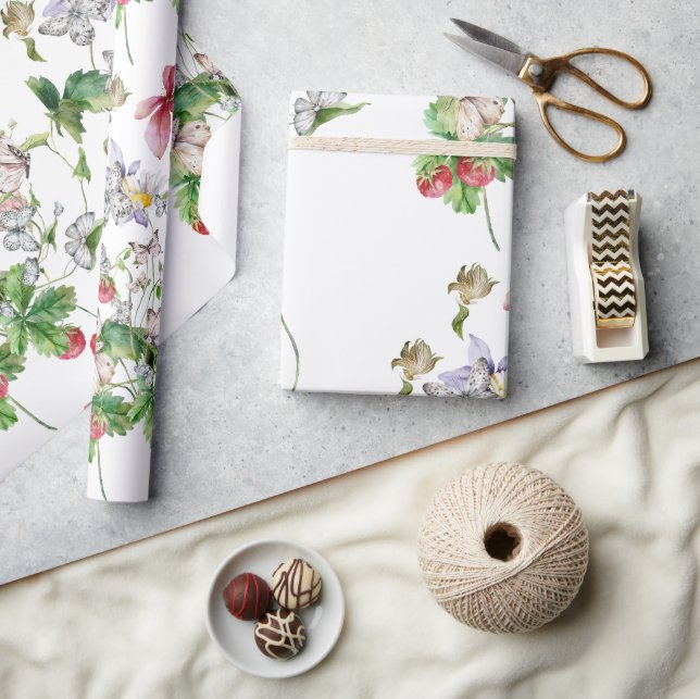 Papper radbrytning presentpapper (Hantverk)