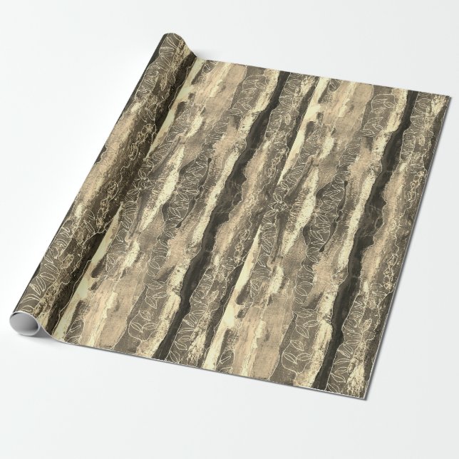 Papper radbrytning presentpapper (Utrullad)