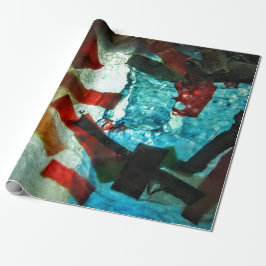 Papper radbrytning presentpapper