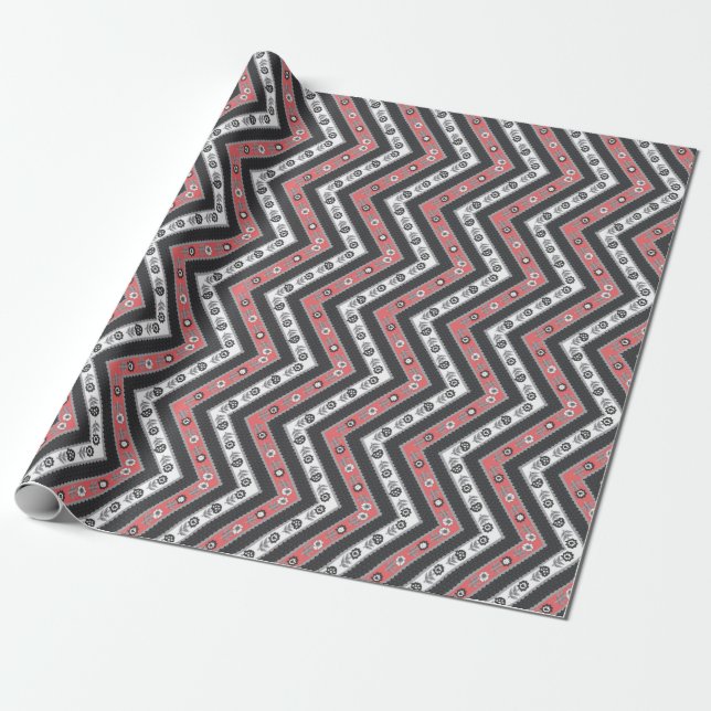 Papper radbrytning presentpapper (Utrullad)