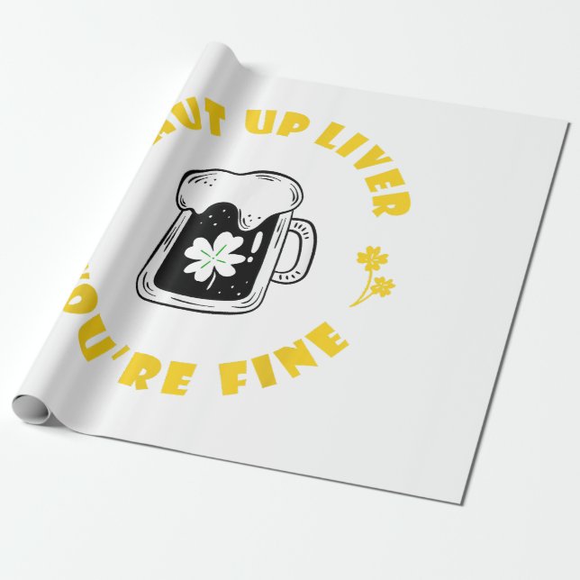 Papper radbrytning presentpapper (Utrullad)