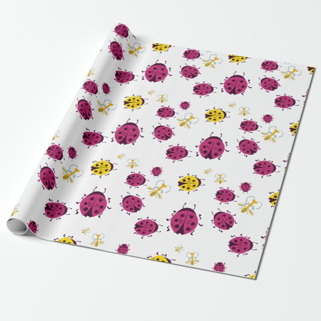 Papper radbrytning presentpapper (Utrullad)