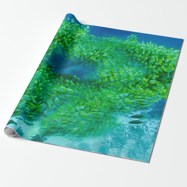 Papper radbrytning presentpapper (Utrullad)