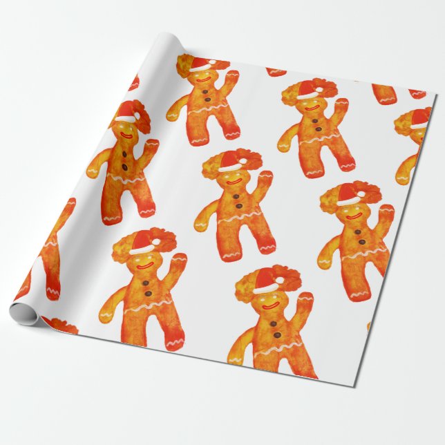 Papper radbrytning presentpapper (Utrullad)