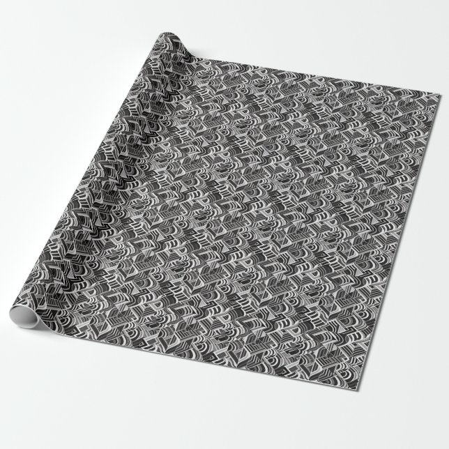 papper radbrytning presentpapper (Utrullad)