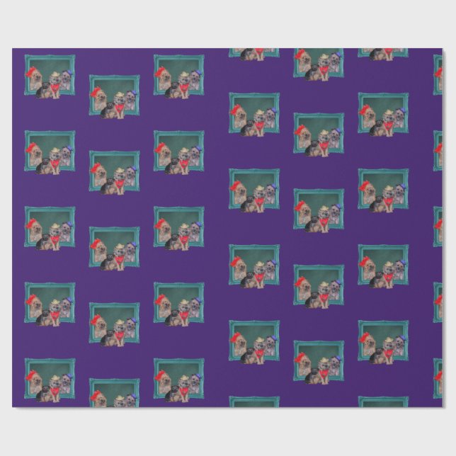 Papper radbrytning presentpapper (Platt)