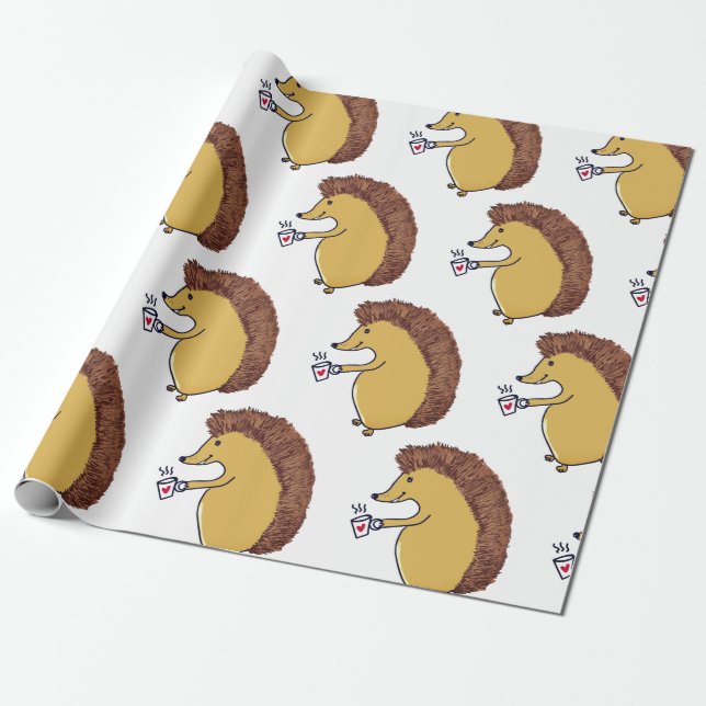 Papper radbrytning presentpapper (Utrullad)