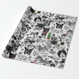 Papper radbrytning presentpapper