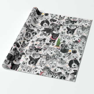 Papper radbrytning presentpapper