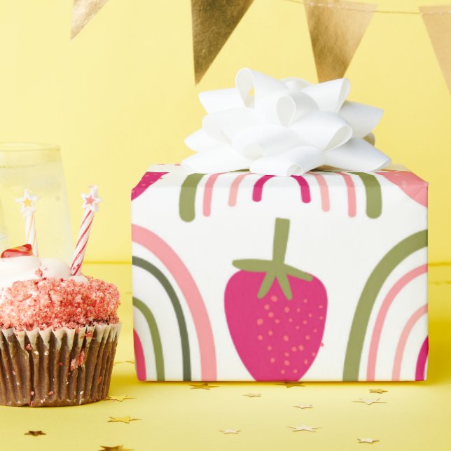 Papper radbrytning presentpapper (Födelsedagsfest)