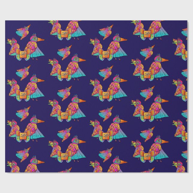 Papper radbrytning presentpapper (Platt)