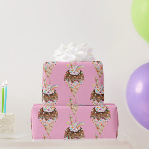 Papper radbrytning presentpapper