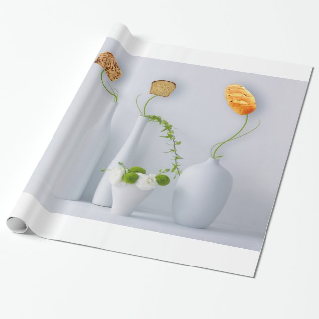 Papper radbrytning presentpapper (Utrullad)