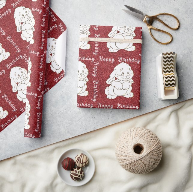 Papper radbrytning presentpapper (Hantverk)