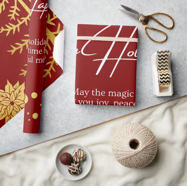 Papper radbrytning presentpapper (Hantverk)