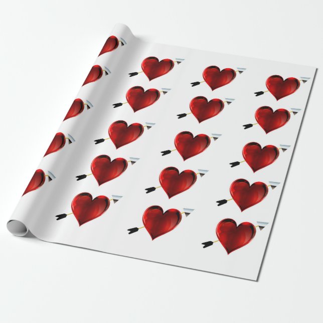 Papper radbrytning presentpapper (Utrullad)