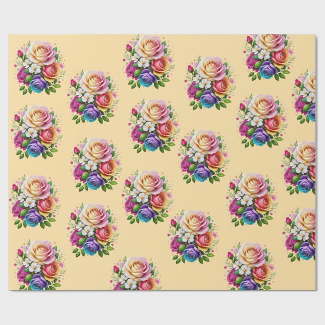 Papper radbrytning presentpapper (Platt)