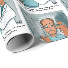 Papper radbrytning presentpapper