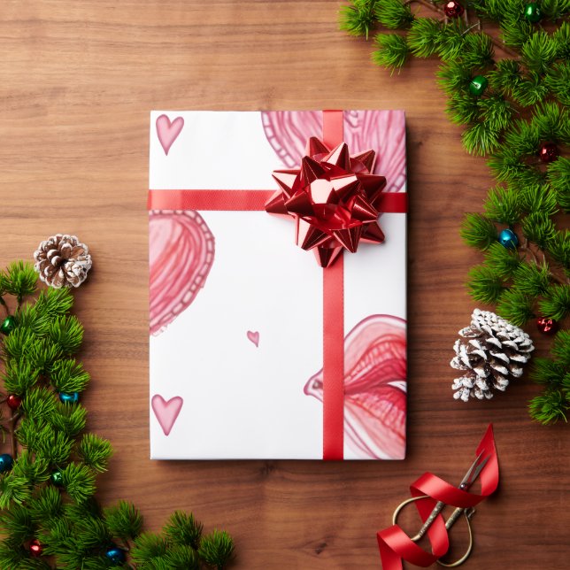 Papper radbrytning presentpapper (Julgåva)