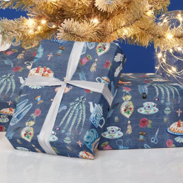 Papper radbrytning presentpapper