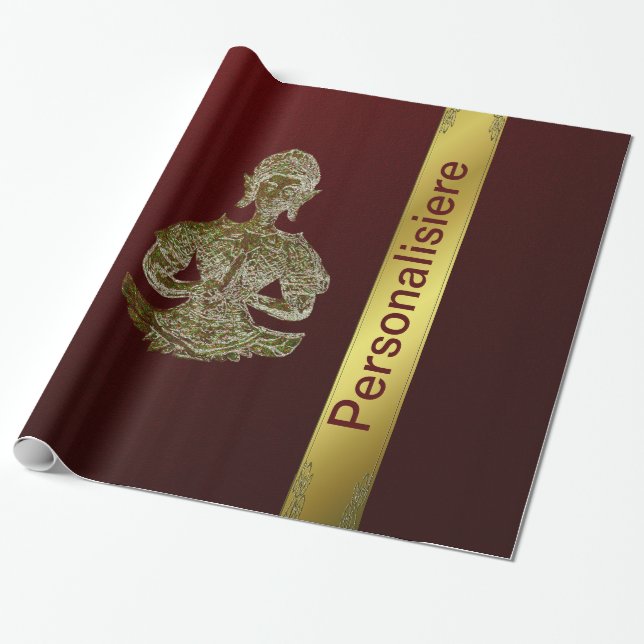 papper radbrytning presentpapper (Utrullad)