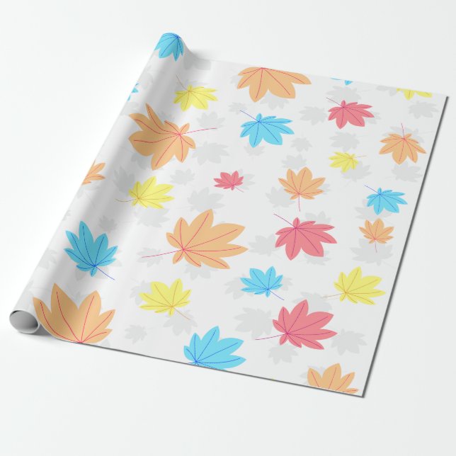 Papper radbrytning presentpapper (Utrullad)