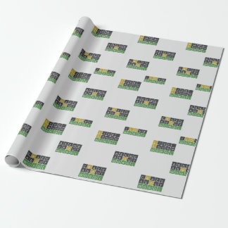 Papper radbrytning presentpapper