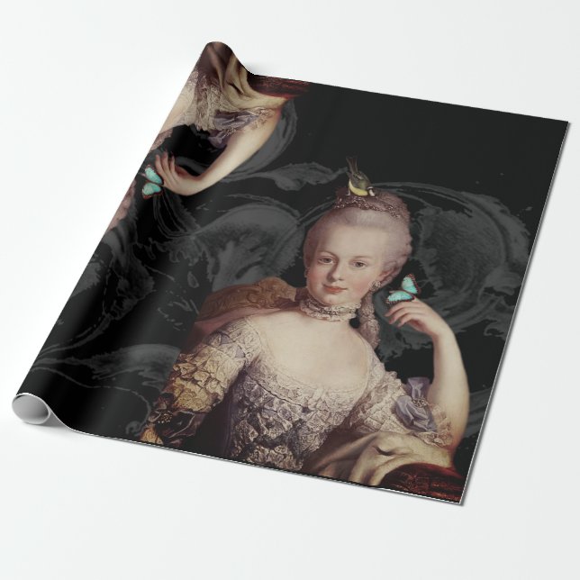 Papper radbrytning presentpapper (Utrullad)