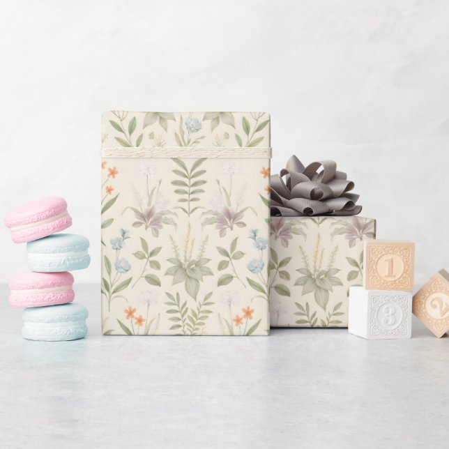 Papper radbrytning presentpapper (Baby Shower)