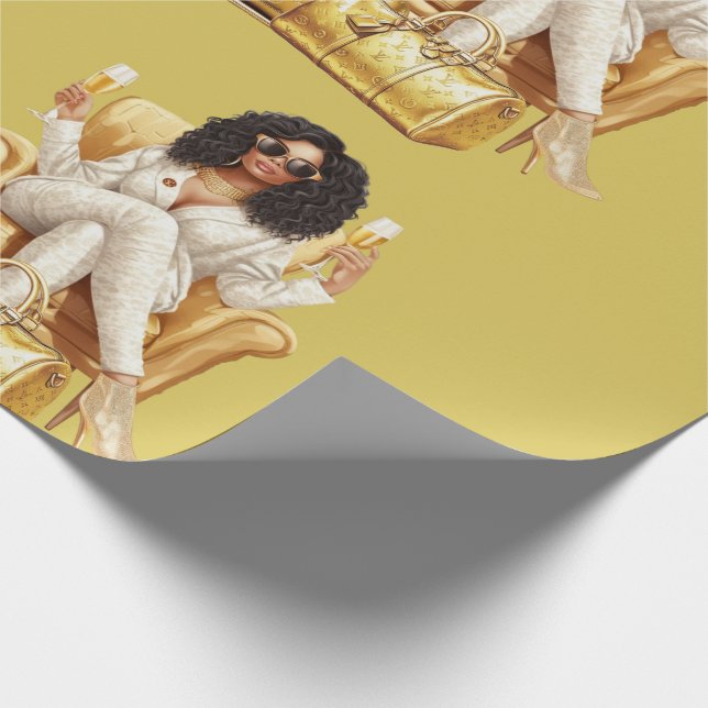 Papper radbrytning presentpapper (Hörn)