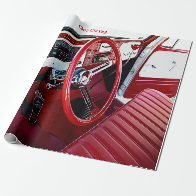 Papper radbrytning presentpapper (Utrullad)