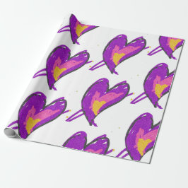 Papper radbrytning presentpapper