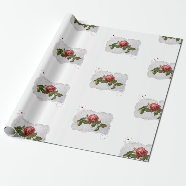 Papper radbrytning presentpapper (Utrullad)