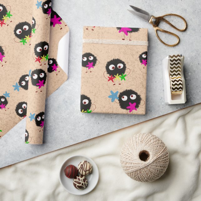 Papper radbrytning presentpapper (Hantverk)