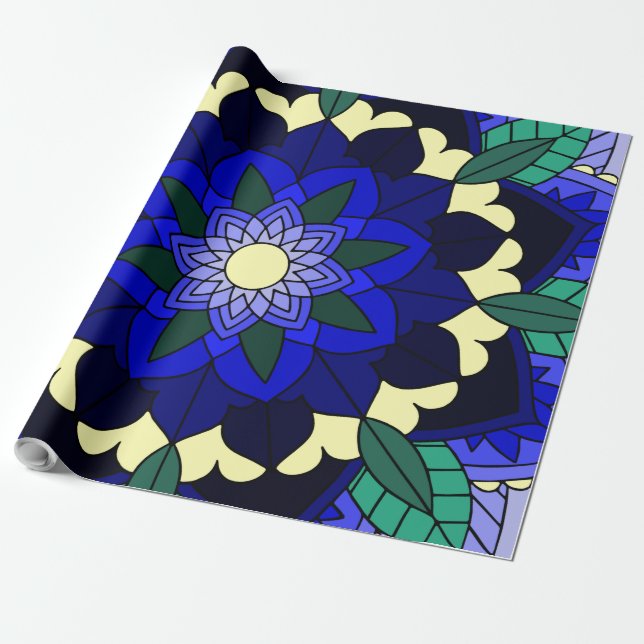 Papper radbrytning presentpapper (Utrullad)