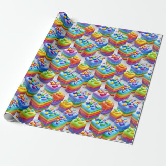 Papper radbrytning - Pride Cakes 1 Presentpapper