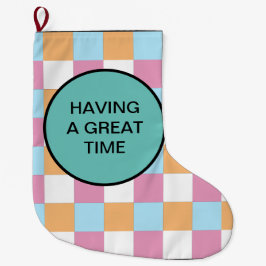 Papper radbrytning stor julstrumpa