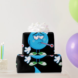 Papper radbrytning vid Vatten Presentpapper
